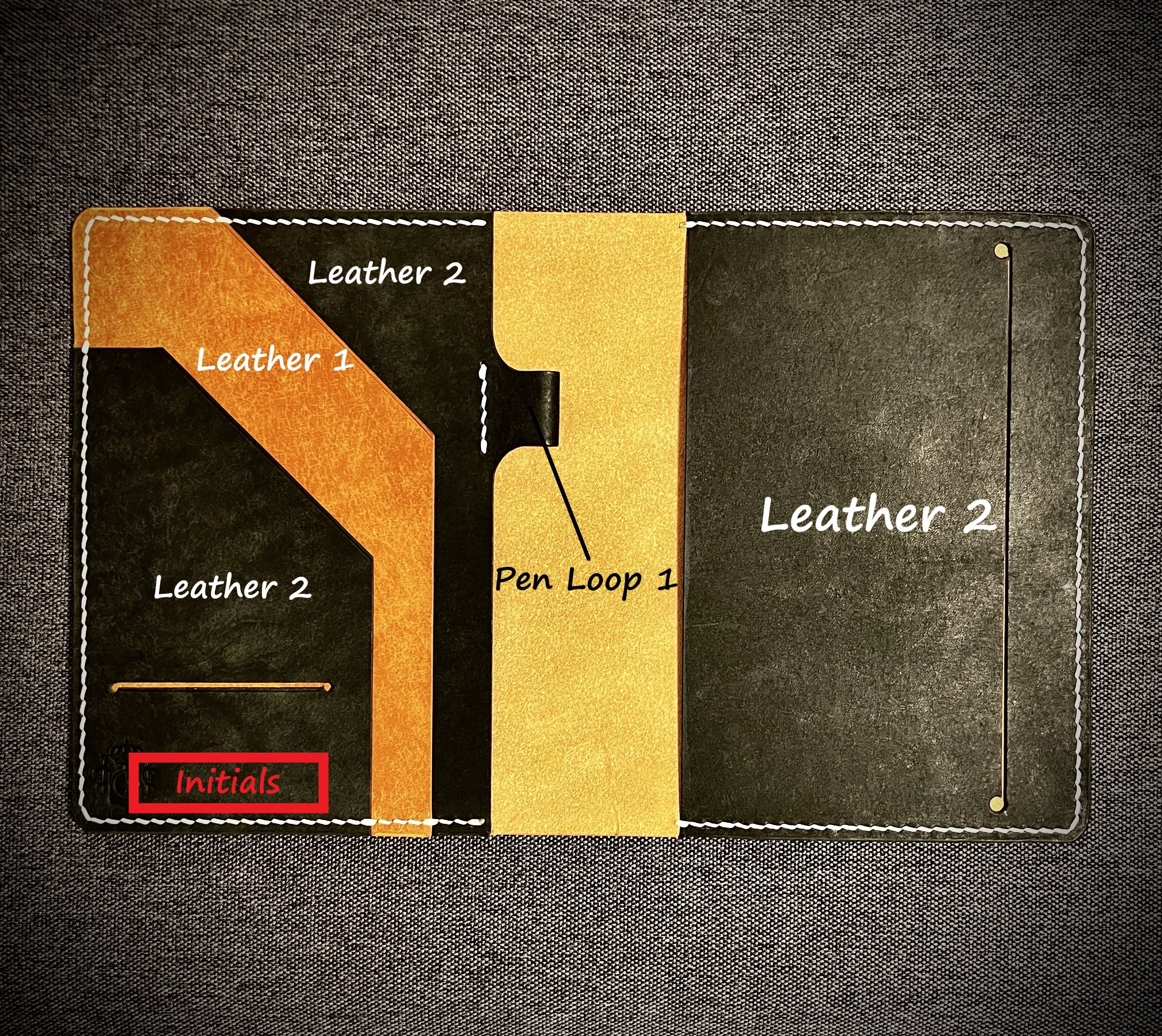 Leather A5 Notebook Cover